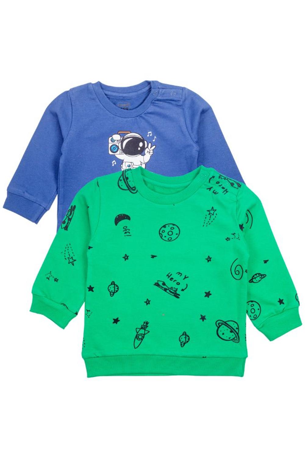 Mee Mee Boys Pack Of 2 T-Shirt Blue &Amp Green